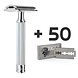 Shaver & Blades Classic razor plus 50 blades Shaver & Blades Classic razor plus 50 blades