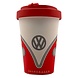 Volkswagen Bamboe Composiet Volkswagen Kampeerbus VW T1 Drinkbeker met Schroefdeksel Volkswagen Bamboe Composiet Volkswagen Kampeerbus VW T1 Drinkbeker met Schroefdeksel