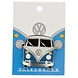 Volkswagen Volkswagen Kampeerbus VW T1 Emaille Button Volkswagen Volkswagen Kampeerbus VW T1 Emaille Button