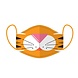 Novus Fumus Face masks - Cutiemals - made of cotton, Novus Fumus Face masks - Cutiemals - made of cotton,