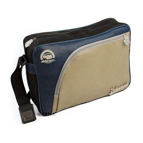Volkswagen VW T1 Messenger Bag met rubber afwerking- Vintage logo Volkswagen VW T1 Messenger Bag met rubber afwerking- Vintage logo