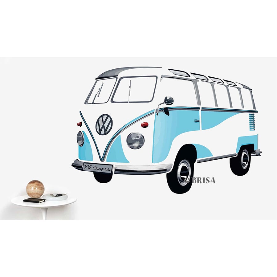 Volkswagen VW-T1 Samba Muurtattoo