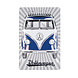 Volkswagen Volkswagen Samba Metallwandschilder Volkswagen Volkswagen Samba Metallwandschilder
