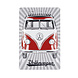 Volkswagen Volkswagen Samba Metallwandschilder Volkswagen Volkswagen Samba Metallwandschilder
