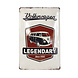 Volkswagen Volkswagen Samba Metallwandschilder Volkswagen Volkswagen Samba Metallwandschilder