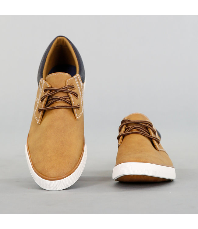 Nette Lage Heren Schoenen Camel