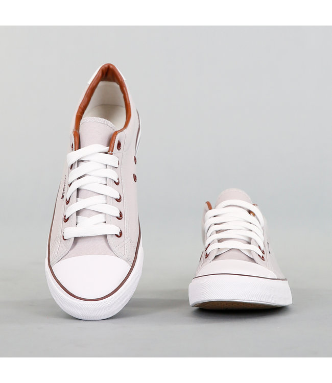 !SALE80 Heren Grijze Canvas Sneakers