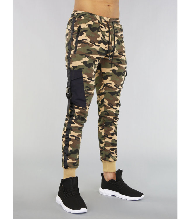Camouflage Heren Joggingbroek met Zakken
