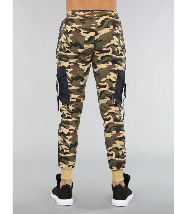Camouflage Heren Joggingbroek met Zakken