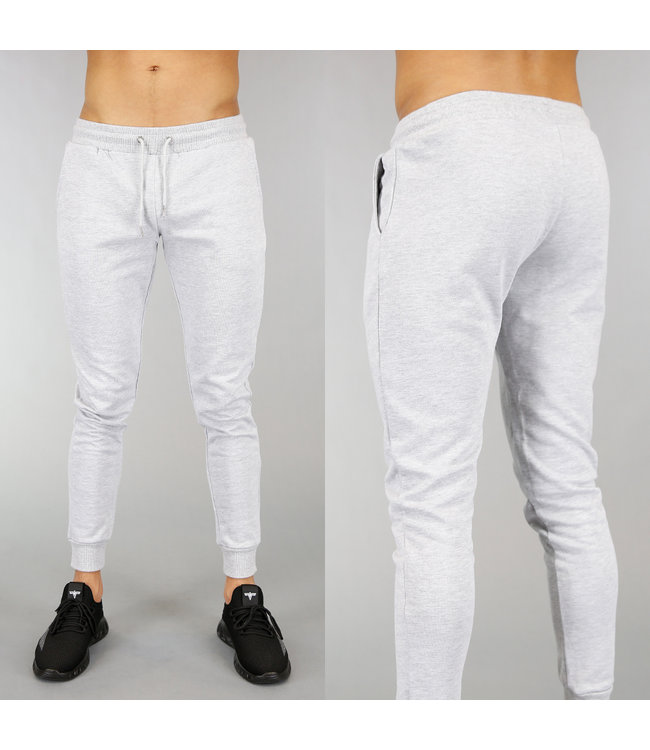 !OP=OP Basic Grijze Heren Joggingbroek