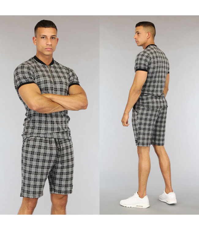 Casual Heren Set met Grafische Print