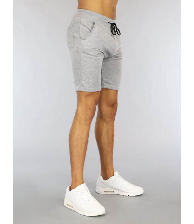 Basic Grijze Heren Jogger Short
