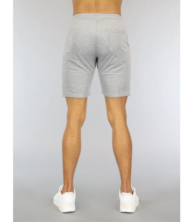 Basic Grijze Heren Jogger Short