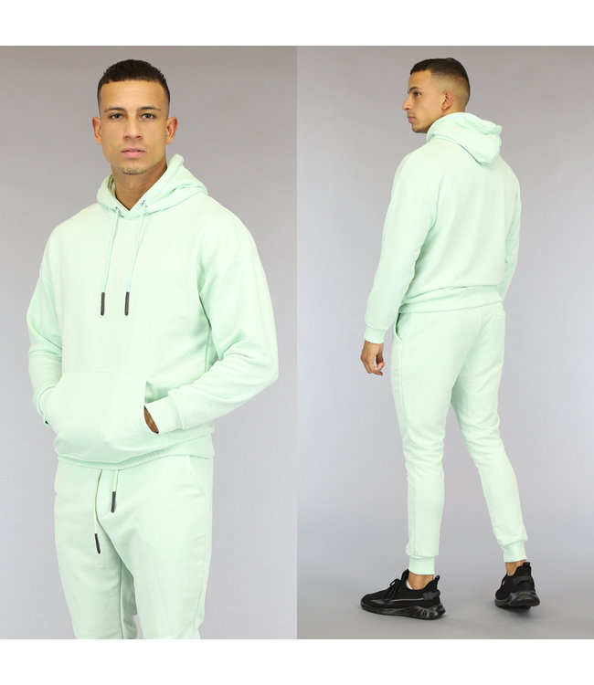 !OP=OP Basic Mintgroene Heren Hoodie