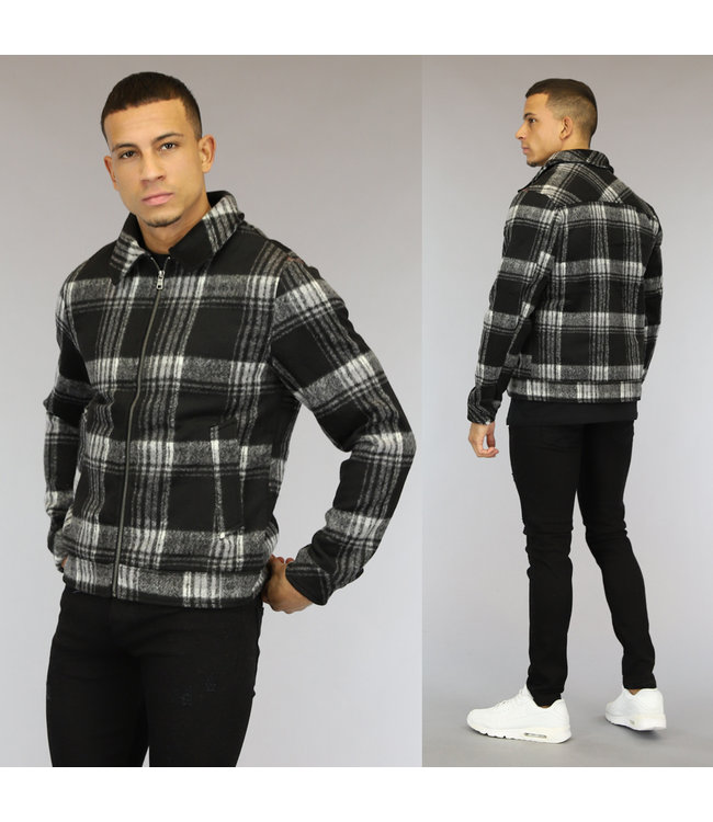 Zwarte Heren Houthakkers Jas Black Leo