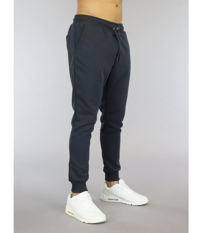 !OP=OP Antraciet Stretch Heren Joggingbroek met Zakken