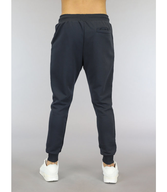 !OP=OP Antraciet Stretch Heren Joggingbroek met Zakken