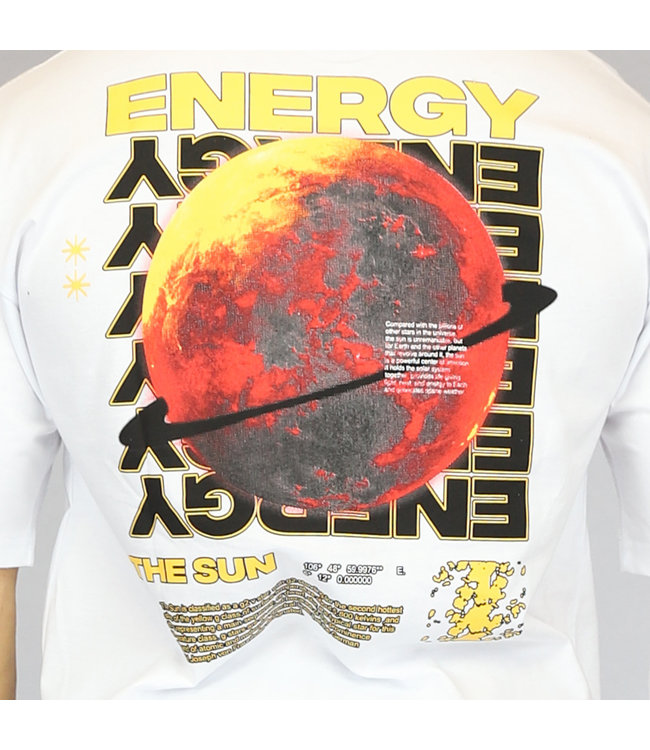 !OP=OP Wit Energy Heren T-Shirt