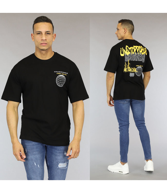 Zwart Unstoppable Heren T-Shirt