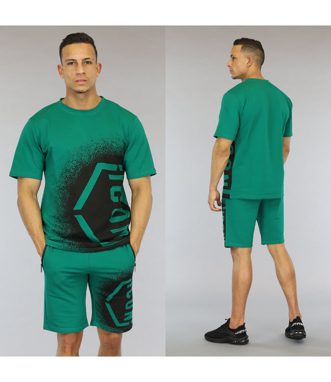 !OP=OP Groene Heren Icon Short Set