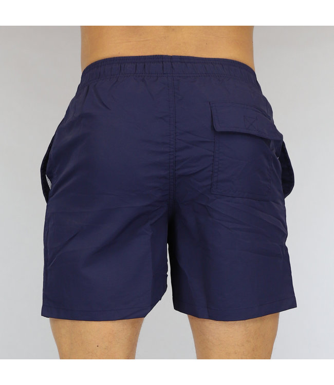 Navy Heren Zwembroek met Neon Veter
