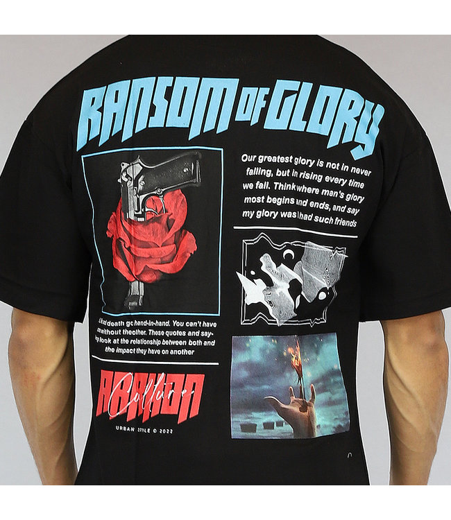 !OP=OP Zwart Ransom Of Glory Heren Shirt