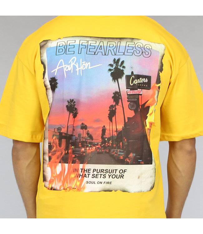 Geel Be Fearless Heren Shirt