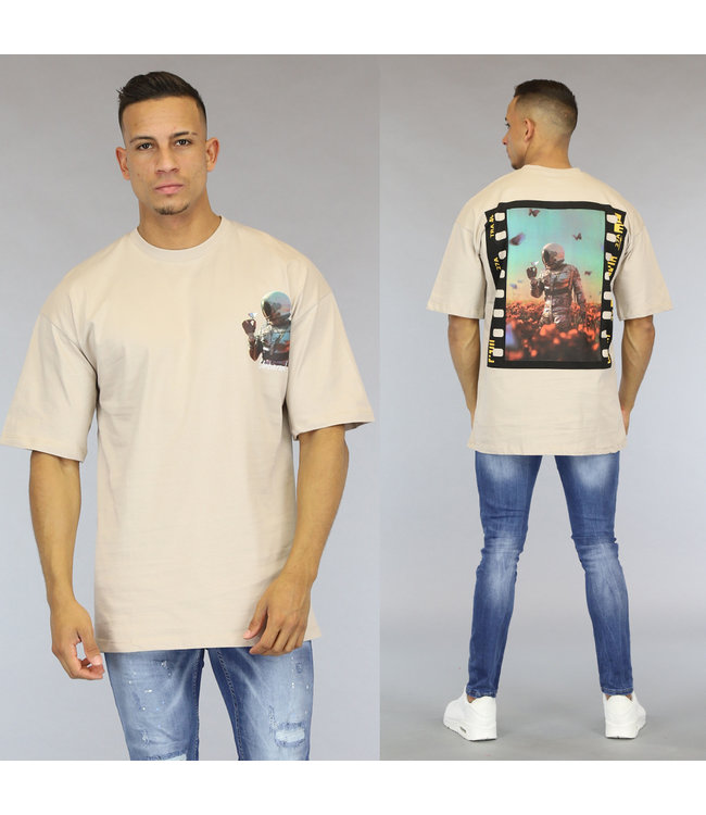 Beige Universal Beauty Heren Shirt
