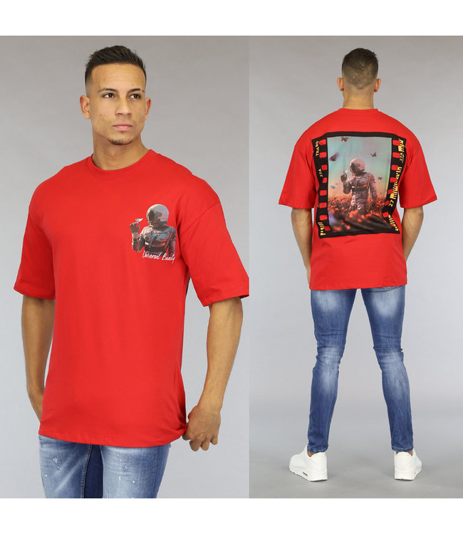 Rood Universal Beauty Heren Shirt