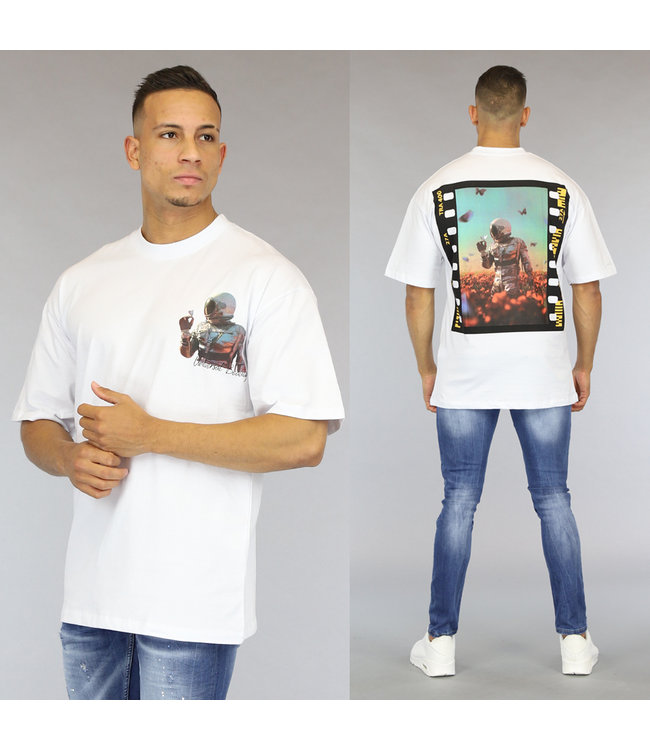 Wit Universal Beauty Heren Shirt