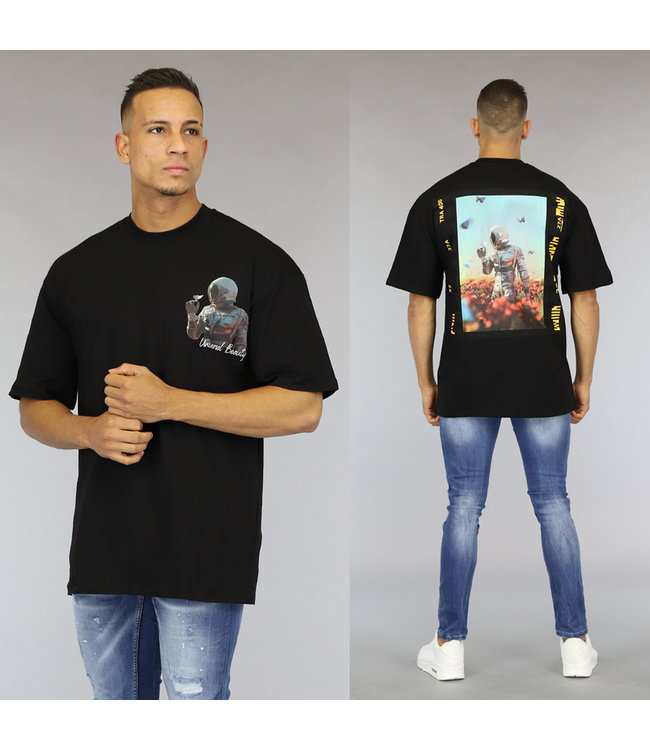 Zwart Universal Beauty Heren Shirt