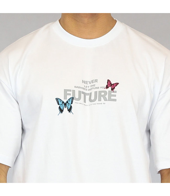 !SALE50 Wit Future Heren Shirt