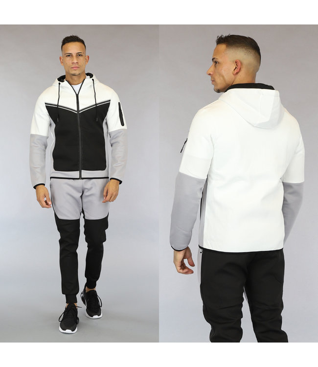 Meerkleurig Heren Tracksuit met Capuchon