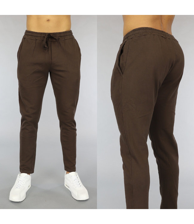 Bruine Comfy Heren Joggingbroek