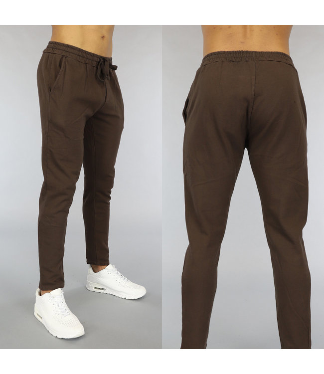 Bruine Comfy Heren Joggingbroek