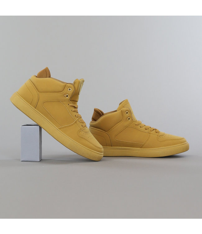 Basic Camel Mid Heren Sneaker