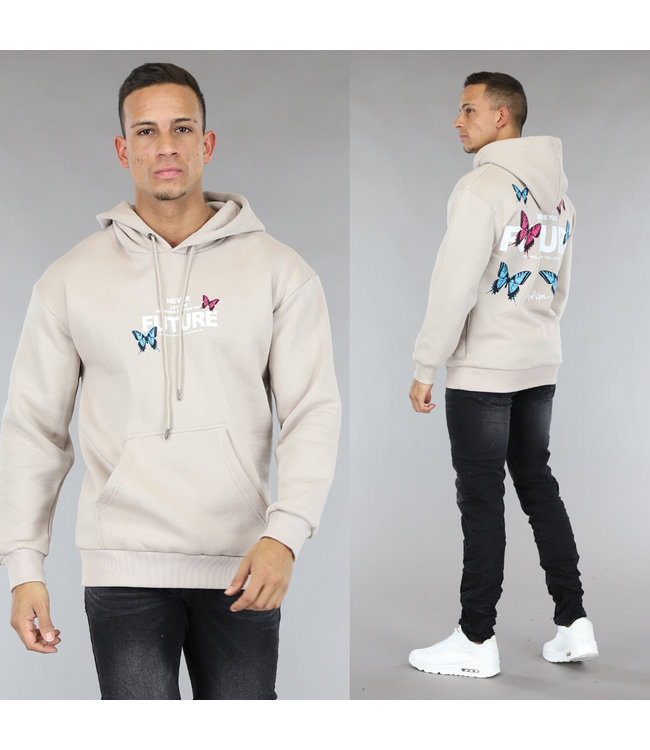 !OP=OP Beige Future Heren Hoodie