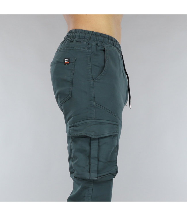Heren Cargo Jogger Navy Blauw