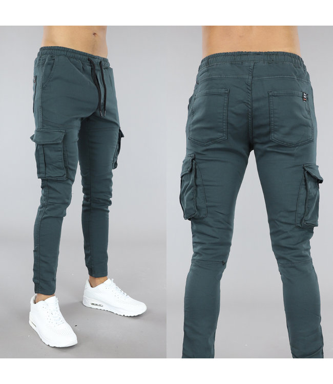 Petrol Heren Cargo Broek met Baggy Fit