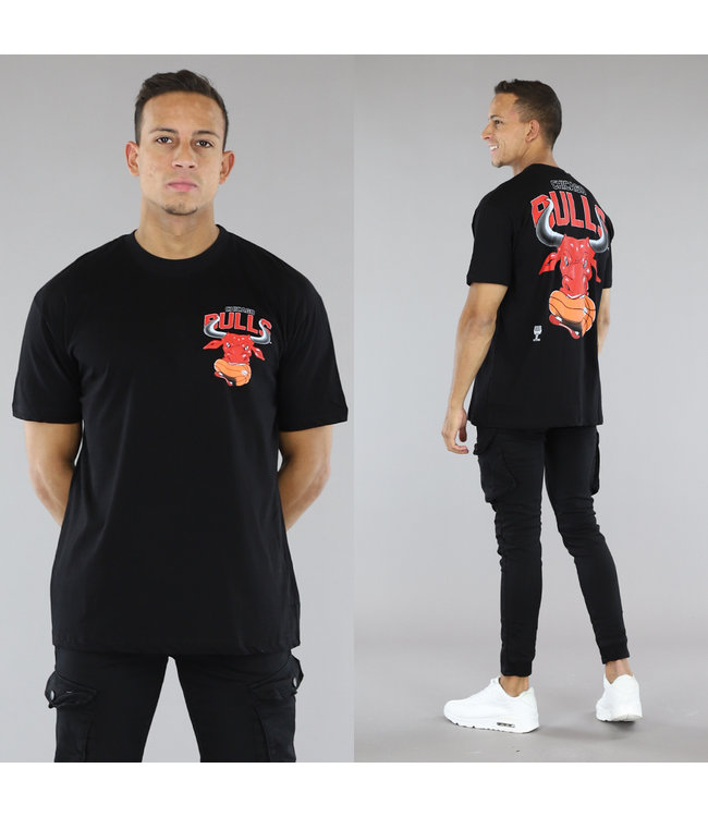 Zwart Chicago Bulls Heren T-Shirt