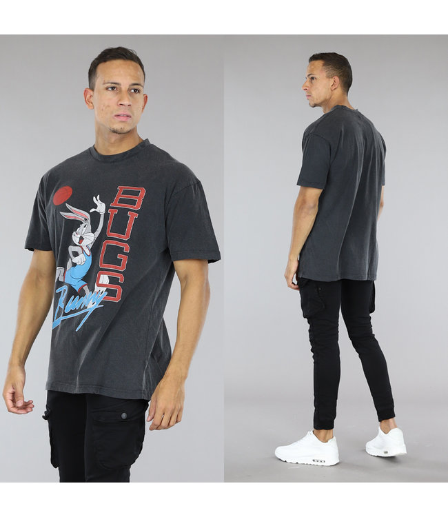 Grijs Buggs Bunny Heren T-Shirt