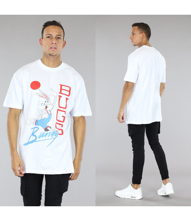Wit Buggs Bunny Heren T-Shirt