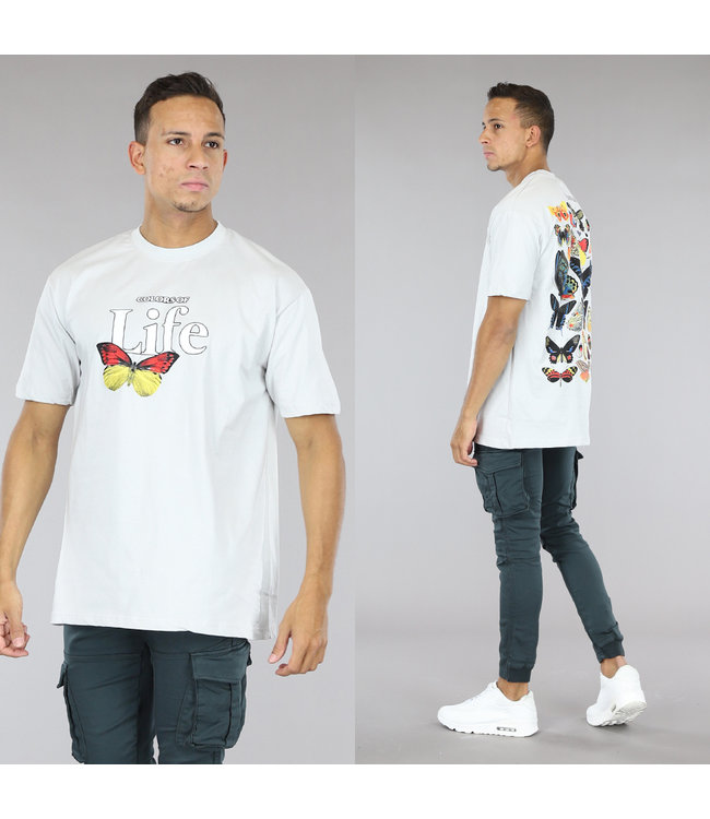 Grijs Color of Life Heren Shirt