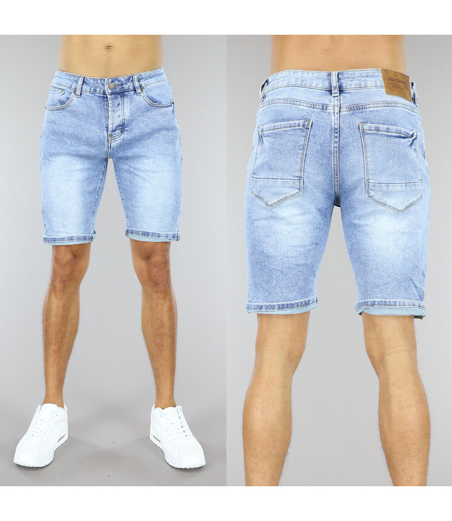 !OP=OP Lichtblauw Heren Denim Broekje