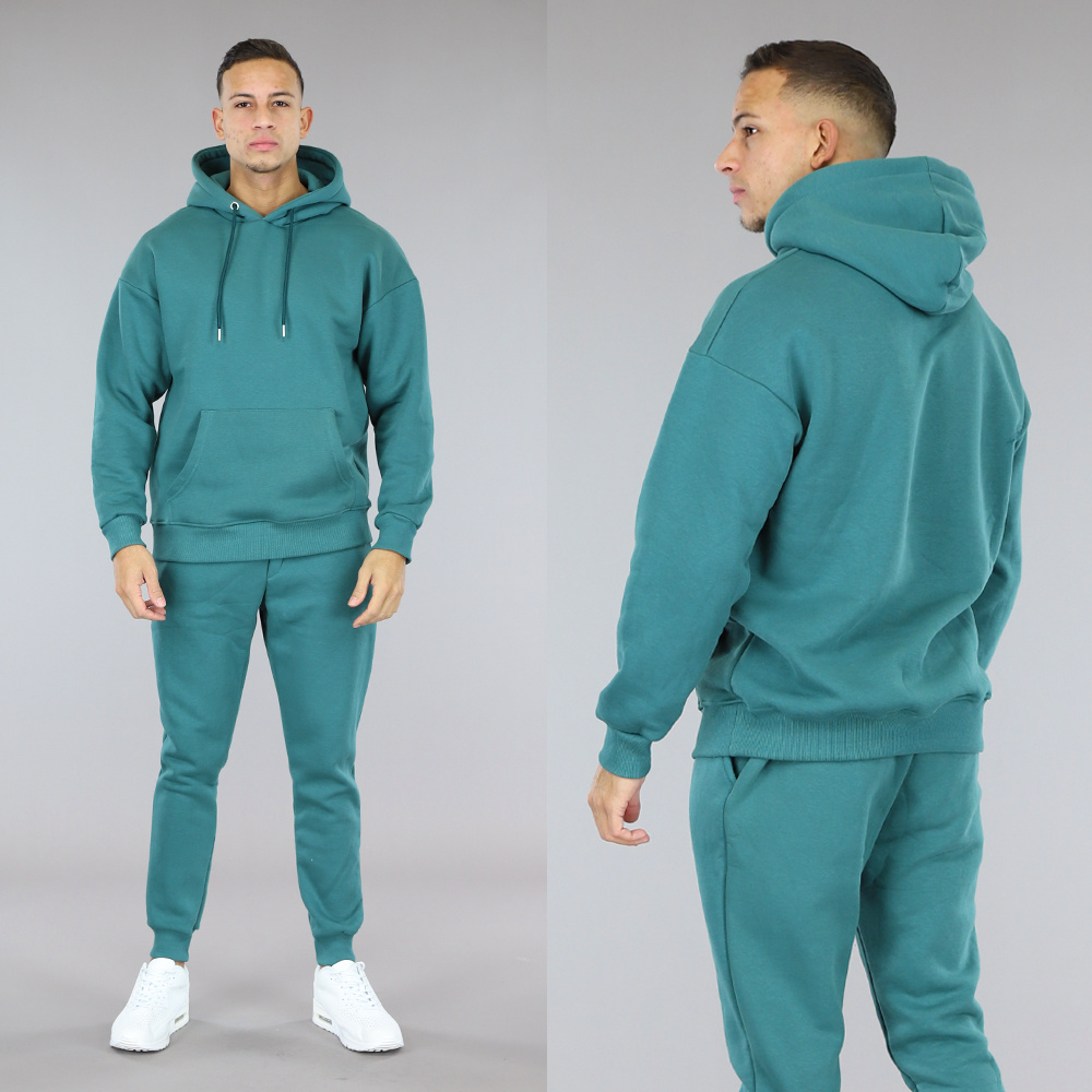 Groen Katoenen Heren Trainingspak BlackLeo.nl