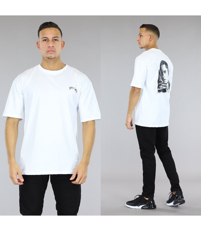 Wit Thug Life Heren Shirt