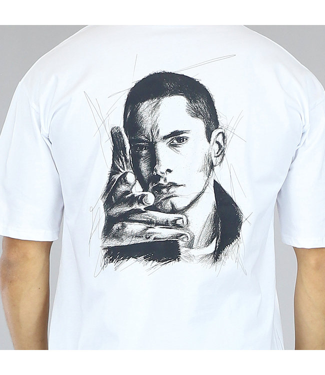Wit Thug Life Heren Shirt