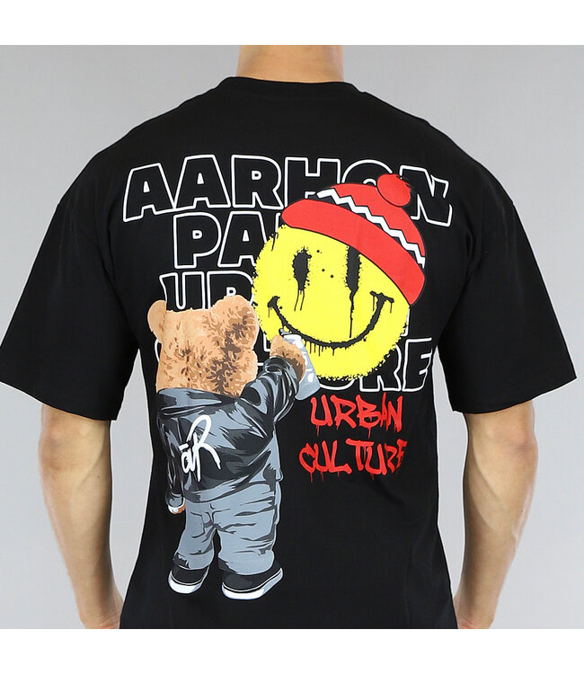 !SALE50 Zwart "Aarhon Culture" Heren Shirt