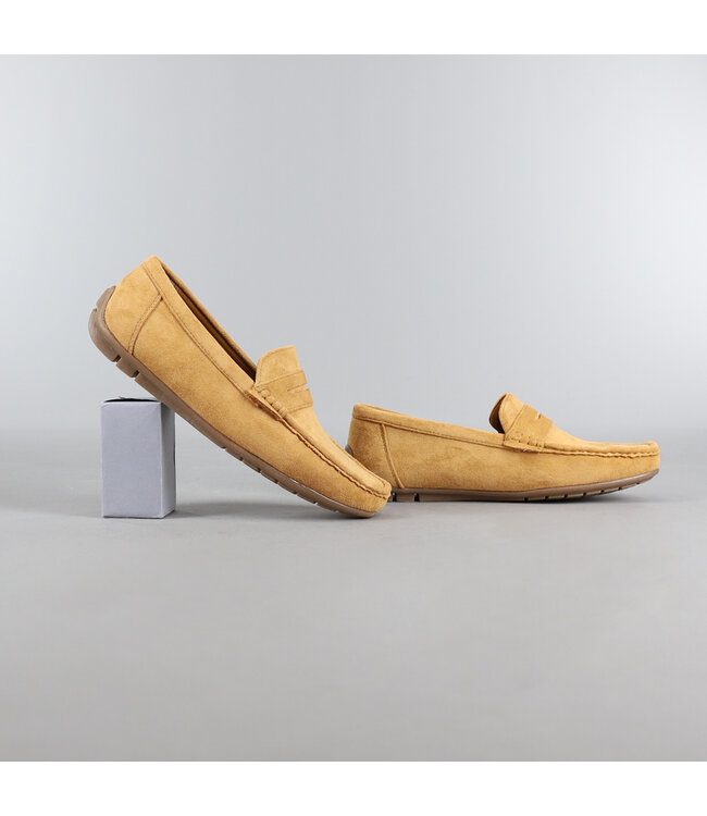Camel Suèdelook Heren Loafers