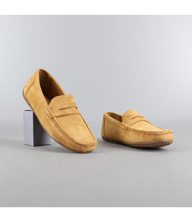 Camel Suèdelook Heren Loafers